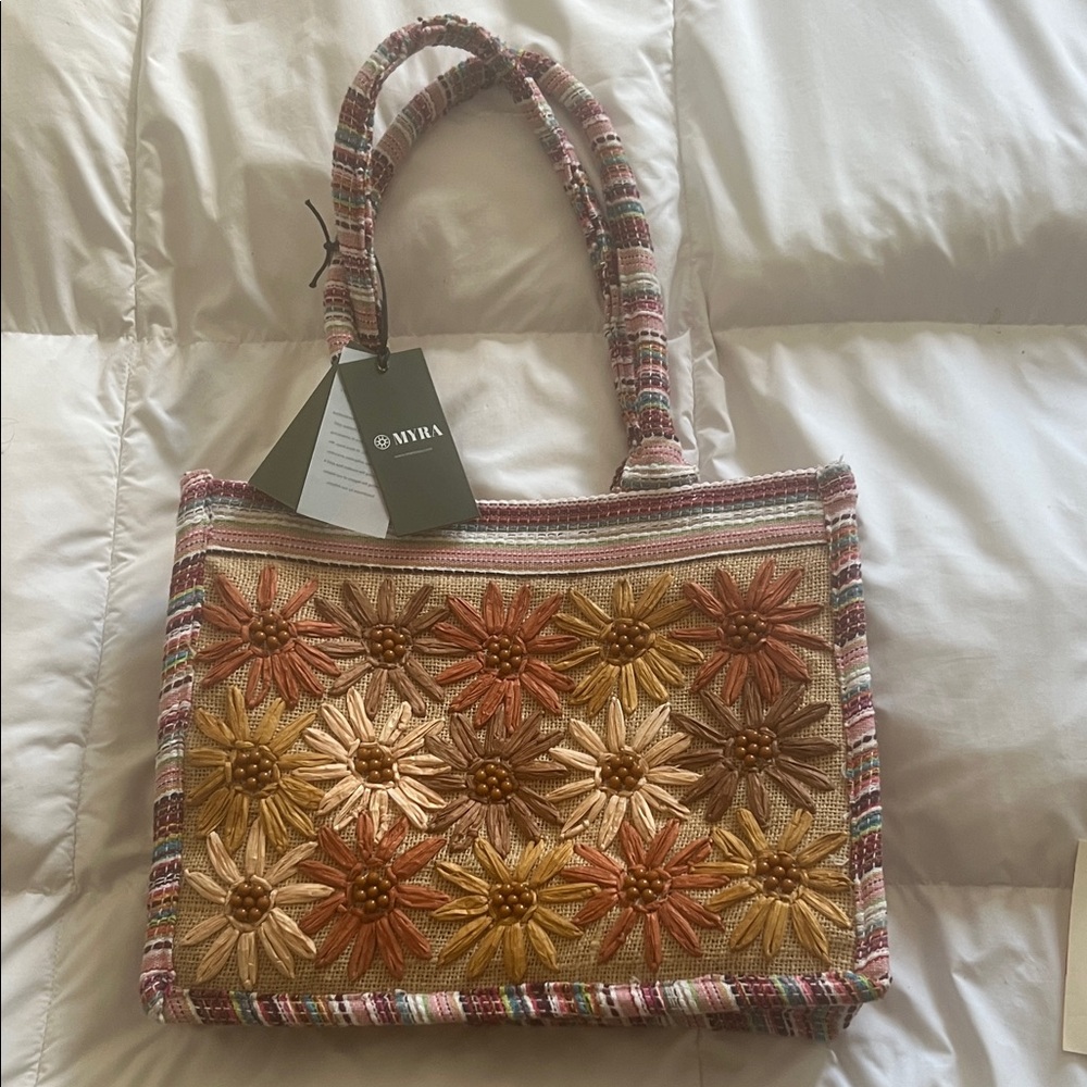 Myra Bag Multicolor Floral Tote
